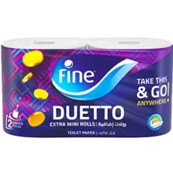 مناديل فاين دويتو 2 بكرة تواليت