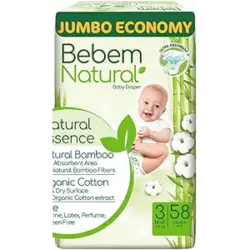 بي بم جامبو مقاس 3  58 قطعة