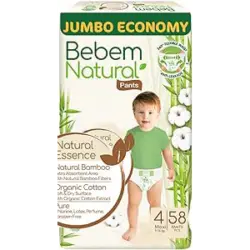 بي بم جامبو شورت مقاس 4  58 قطعة