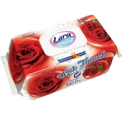 مناديل مبلله لارا 120 منديل