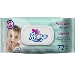 مناديل مبلله رونزا  72 منديل