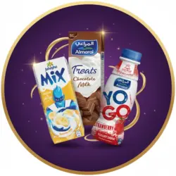 مشروبات زبادي وحليب