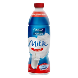 لبن المراعي سادة كامل الدسم - 1 لتر