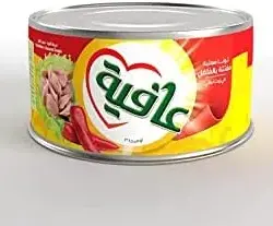 عافية تونة مفتتة في زيت نباتي بالفلفل - 185 جرام